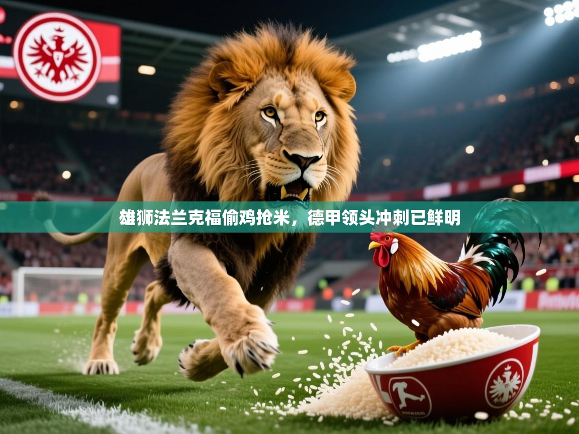 雄狮法兰克福偷鸡抢米,德甲领头冲刺已鲜明 第1张