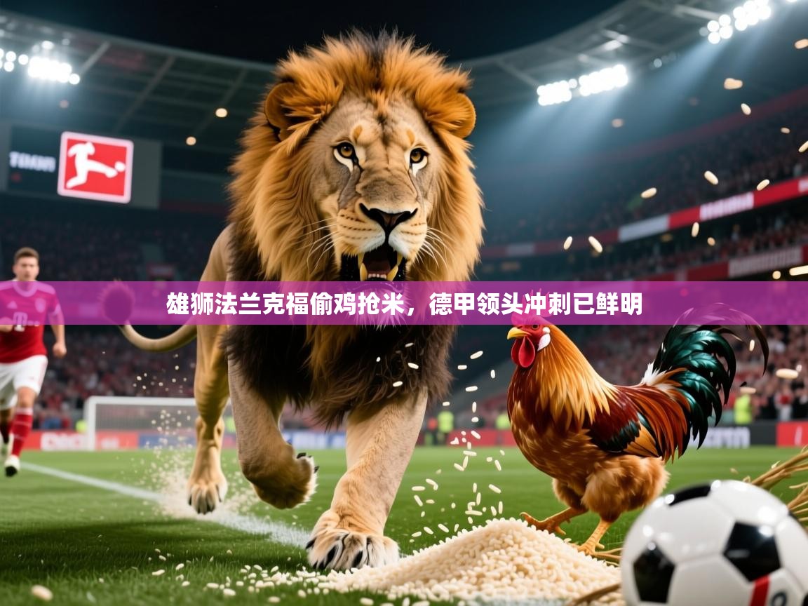 雄狮法兰克福偷鸡抢米,德甲领头冲刺已鲜明 第4张