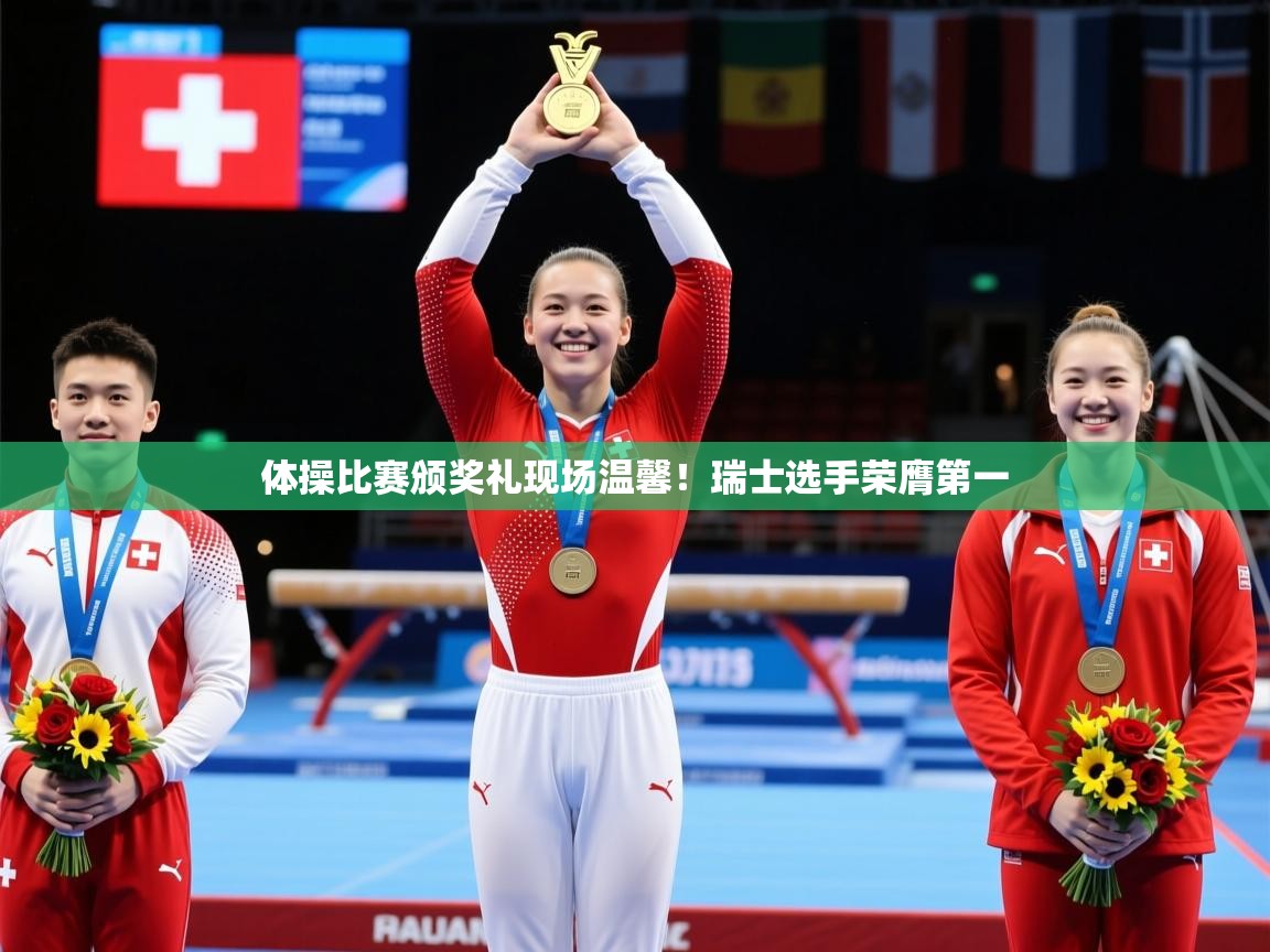 体操比赛颁奖礼现场温馨!瑞士选手荣膺第一 第2张